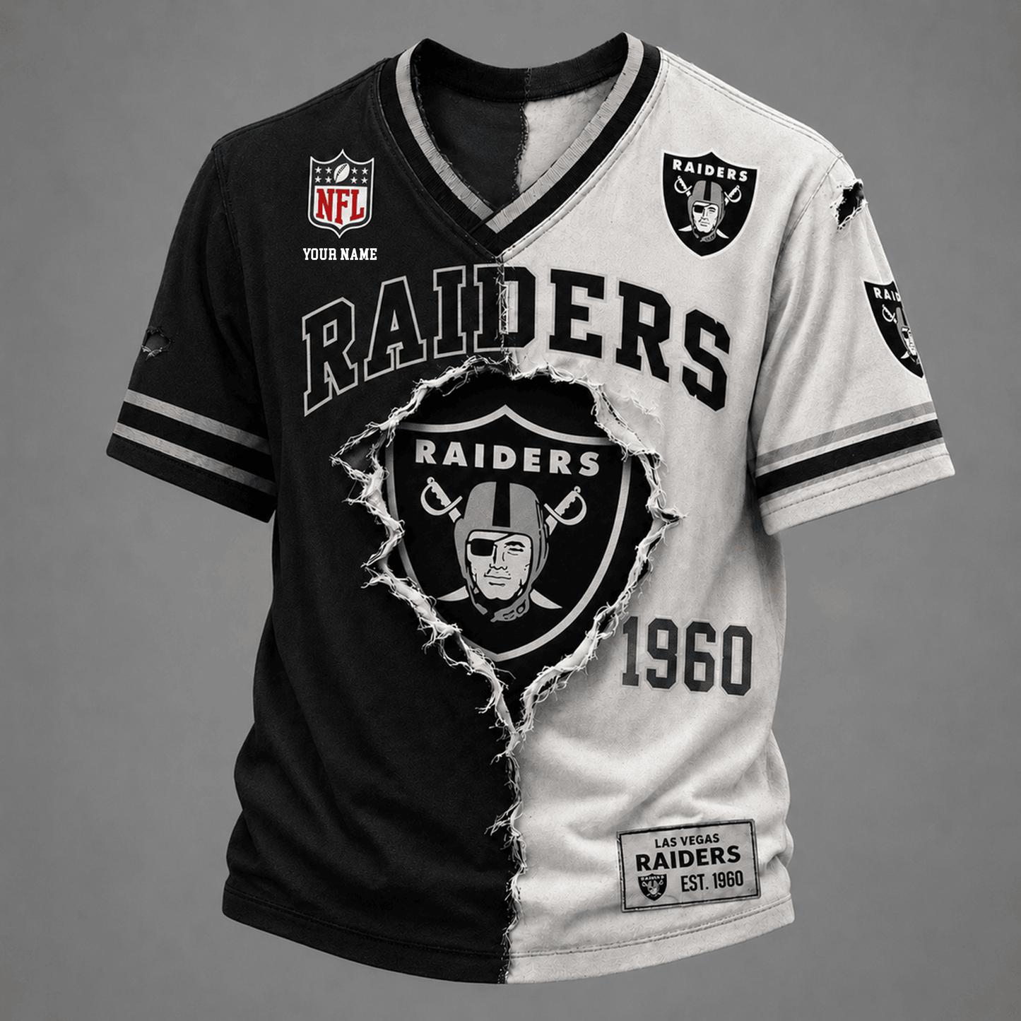 PREMIUM NFL X LVR GAME DAY V-Neck T Shirt FOR SUMMER HOLIDAY NDT VHM 050626