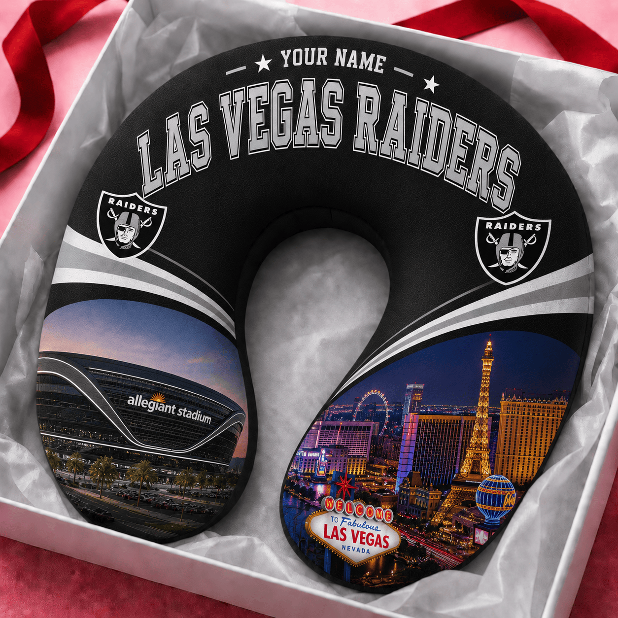 PREMIUM NFL X LVR Special New Neck Pillow Custom Name 100626