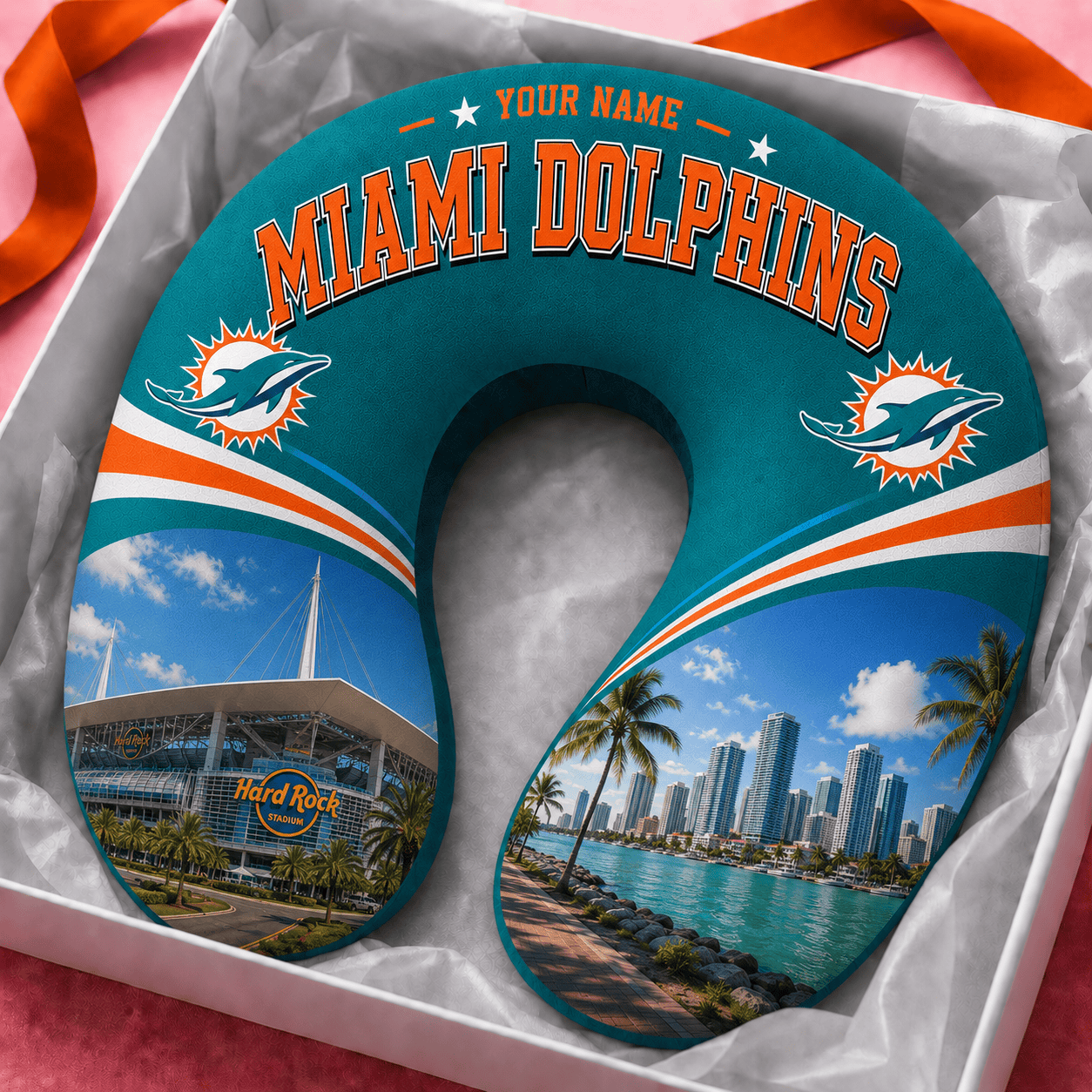 PREMIUM NFL X MD Special New Neck Pillow Custom Name 100626
