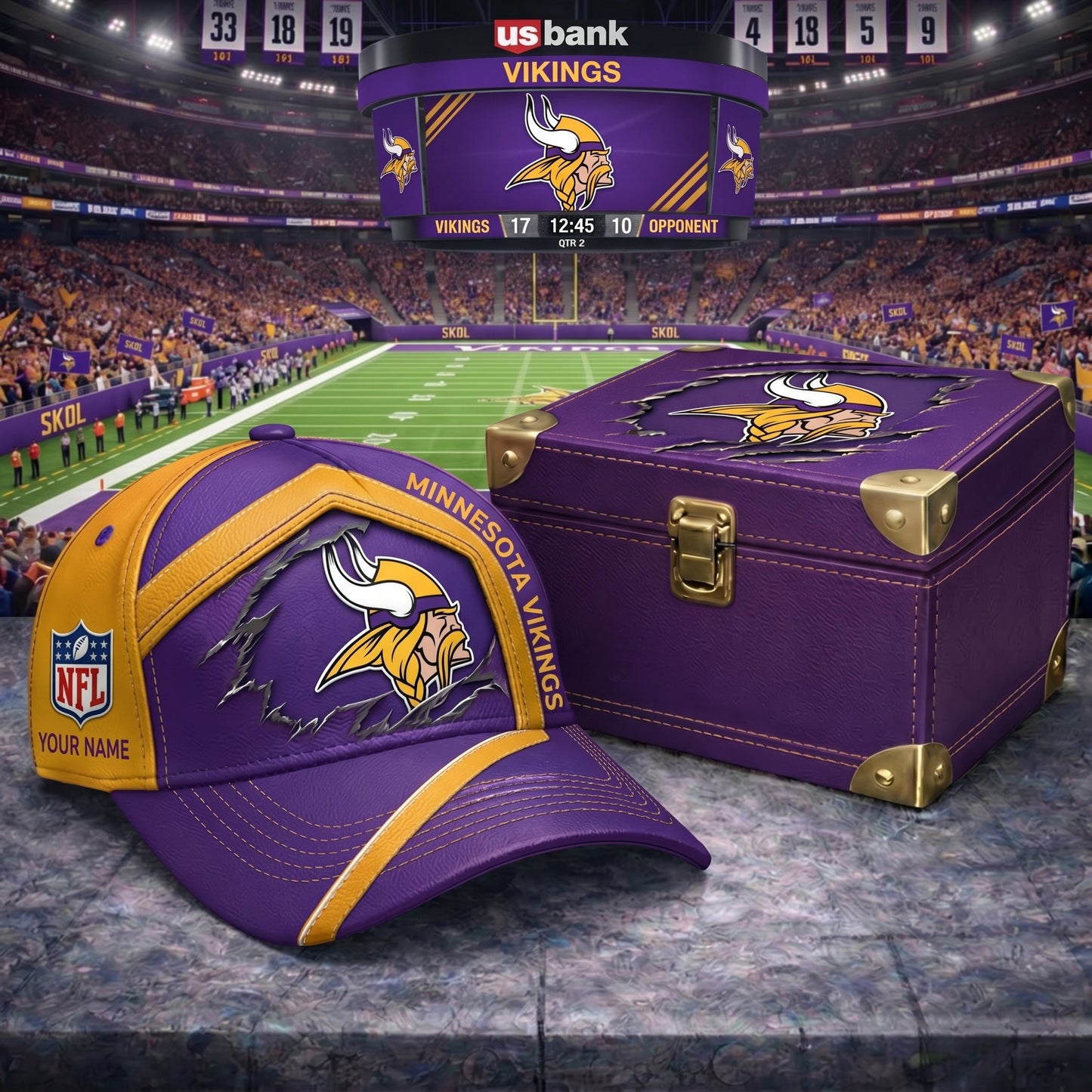 PREMIUM NFL X MV CRACK CUSTOME NAME HAT LIMITED EDITIONS NDT VHM 220426