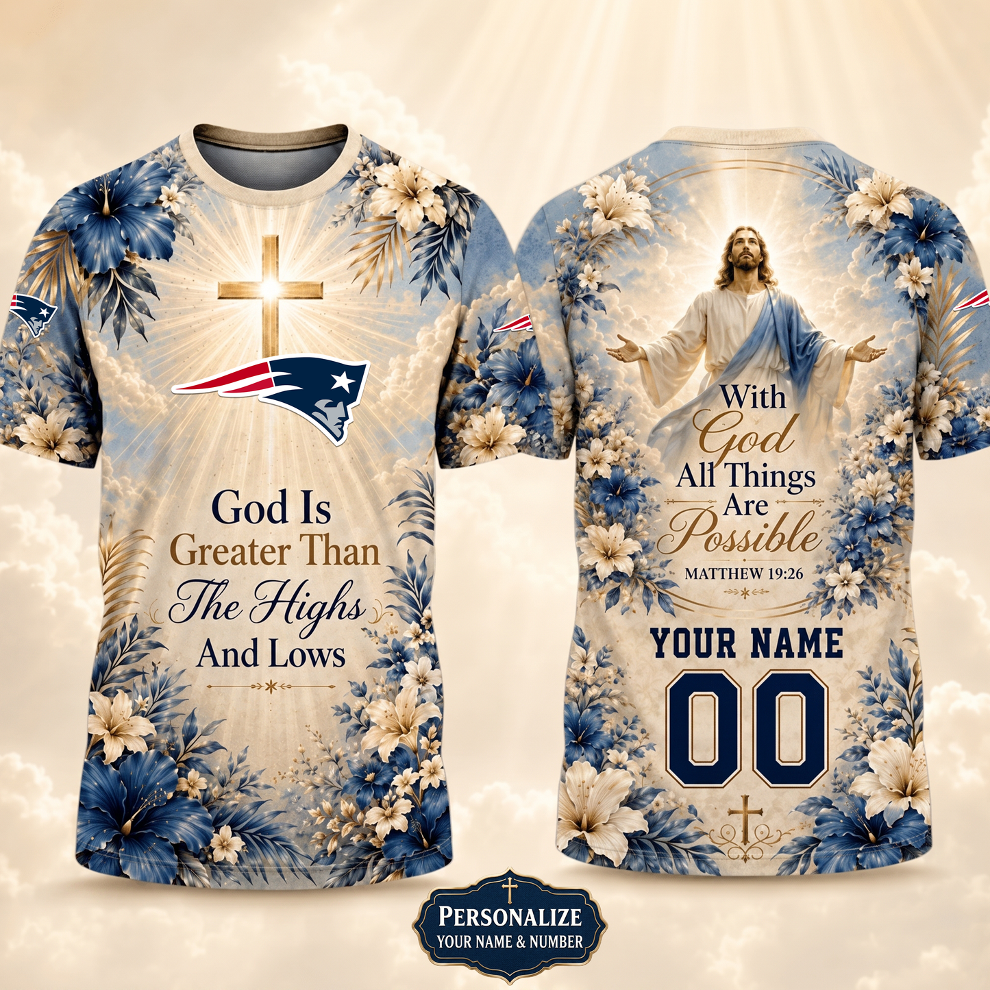 PREMIUM NFL X NEP GOD BLEES TO ME Personalized T-Shirt FOR SUMMER HOLIDAY 150626