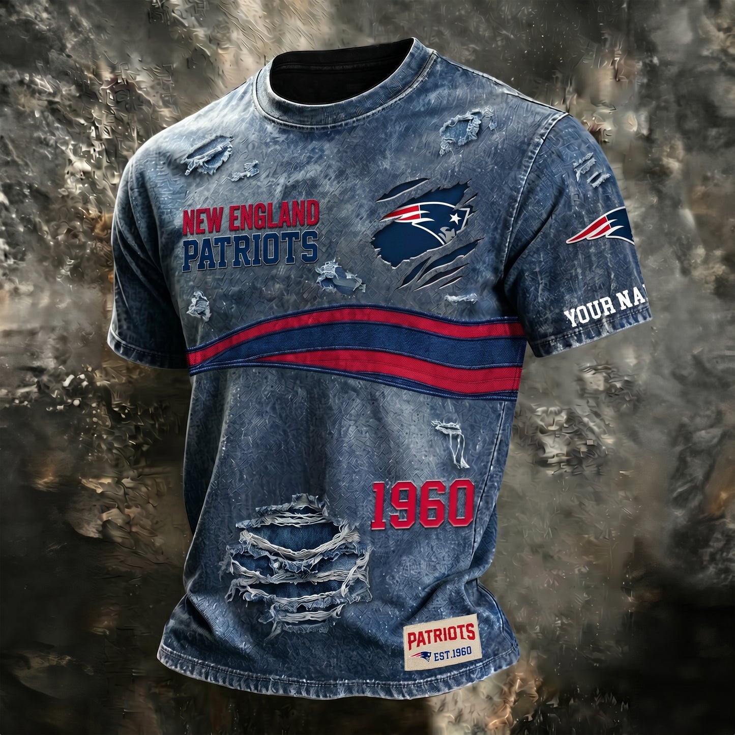 PREMIUM NFL X NEP Streetwear & Edgy CUSTOME NAME SHIRT 120626