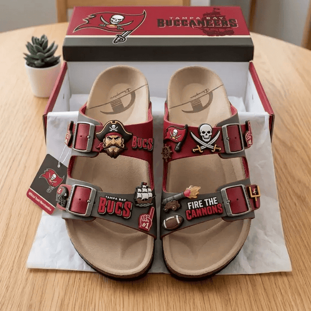 PREMIUM NFL X TBB Birken-Inspired Double-Strap Sandals For Summer Holiday NDT VHM 270426