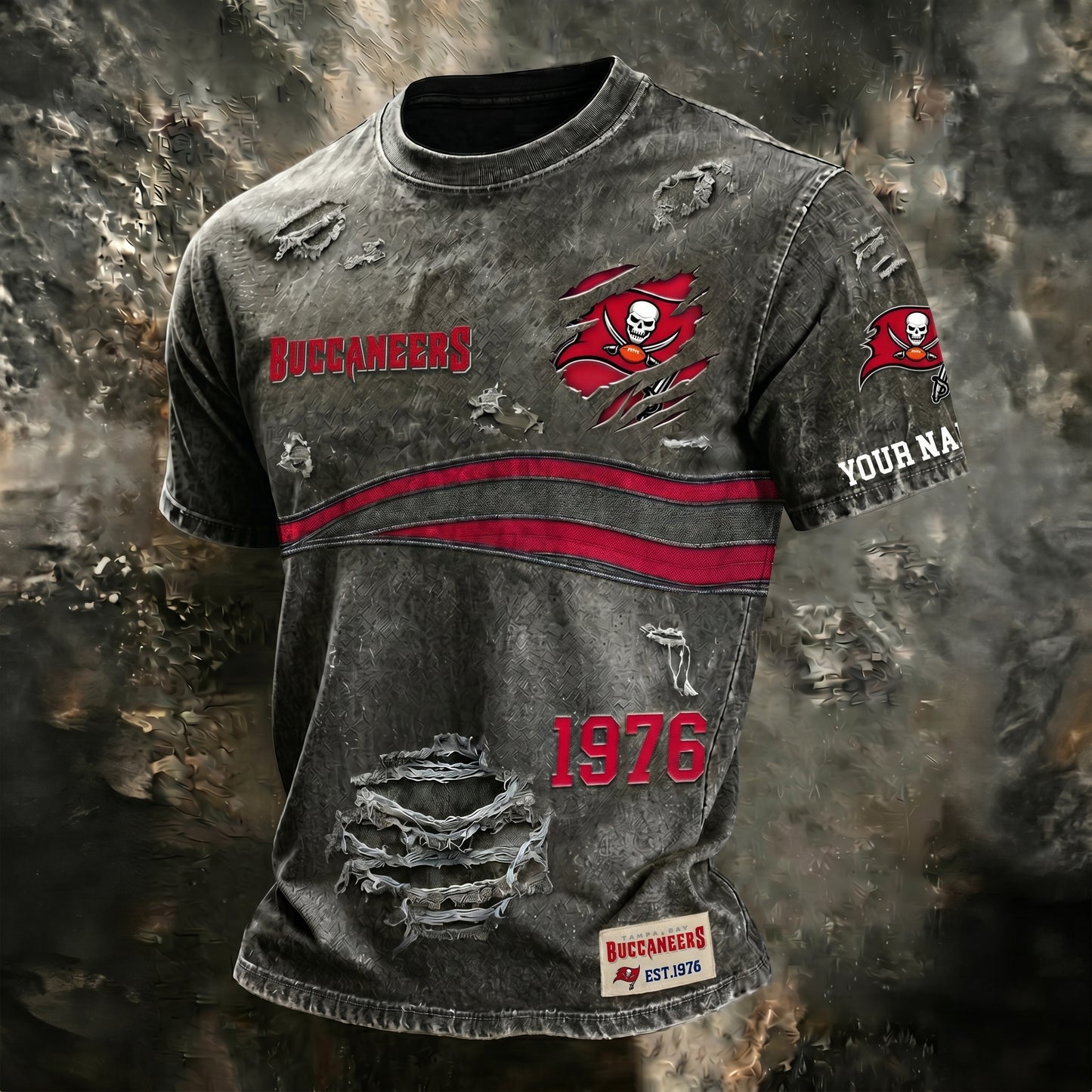 PREMIUM NFL X TBB Streetwear & Edgy CUSTOME NAME SHIRT 120626