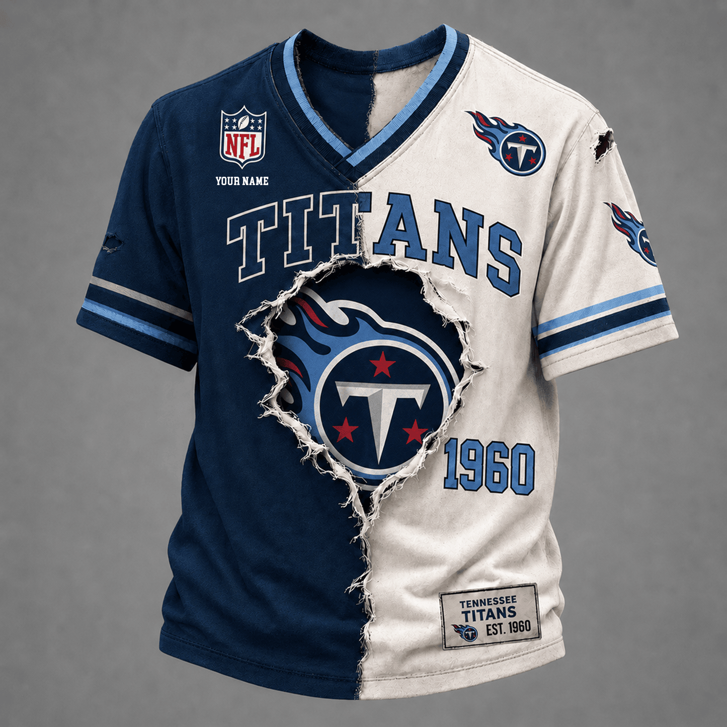 PREMIUM NFL X TT GAME DAY V-Neck T Shirt FOR SUMMER HOLIDAY NDT VHM 050626