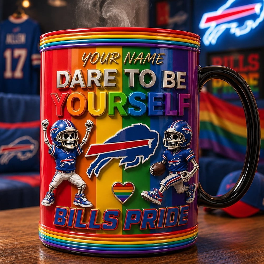 PREMIUM NFL x BUF LGBT Special Ceramic Mug Personalized 290626