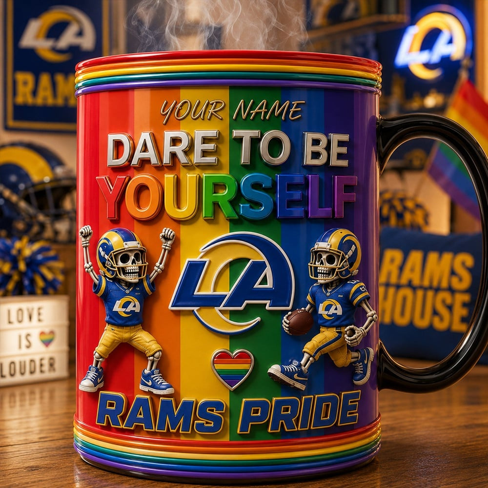 PREMIUM NFL x LAR LGBT Special Ceramic Mug Personalized 290626
