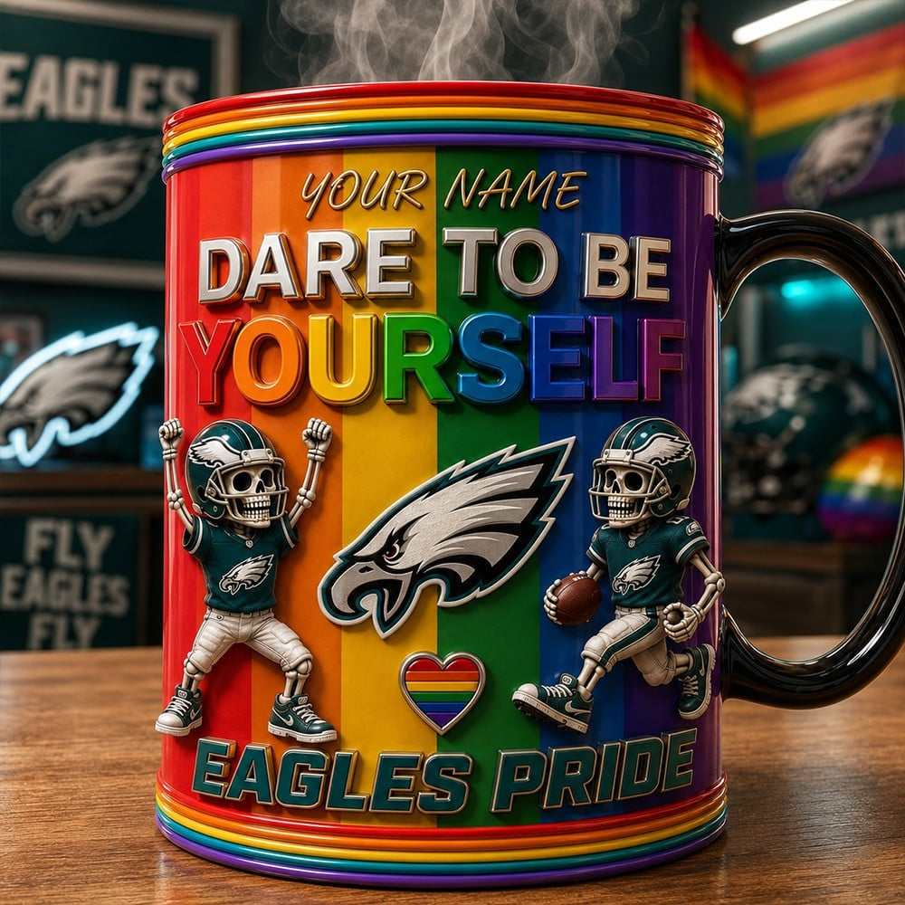 PREMIUM NFL x PHI LGBT Special Ceramic Mug Personalized 290626
