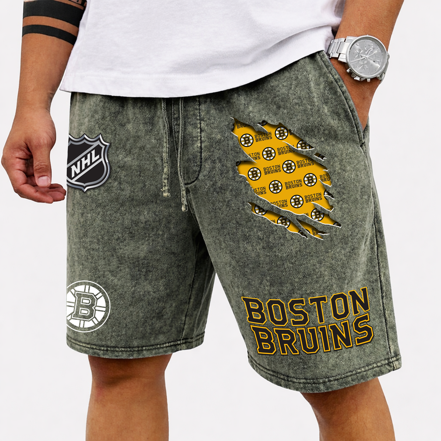 PREMIUM NHL X BB WASH SHORT FOR SUMMERS HOLIDAY V2 NDT VHM 080426