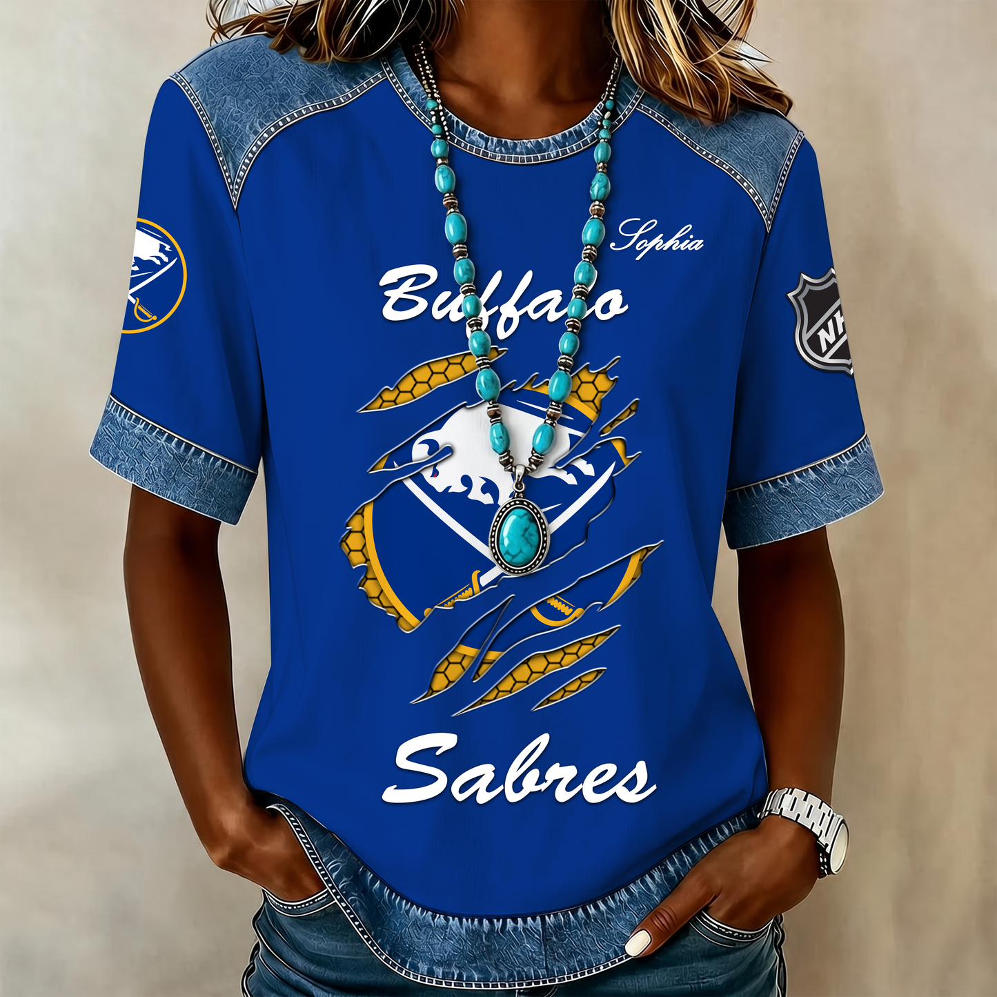 PREMIUM NHL X BS Women Retro T Shirt Custom Name Limited Edition NDT VHM 190526