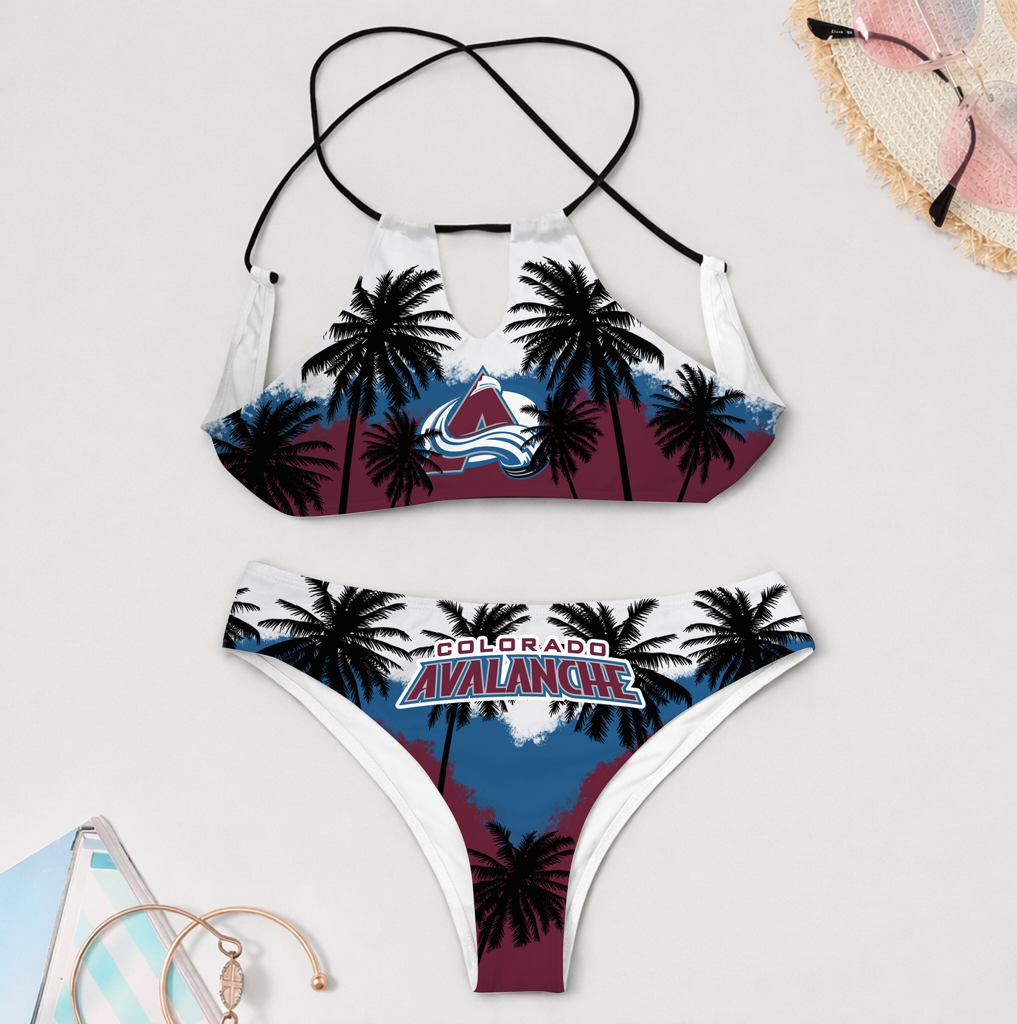PREMIUM NHL X CA 3D Women Cami Swimsuit Women Bikini For Summer HOLIDAY