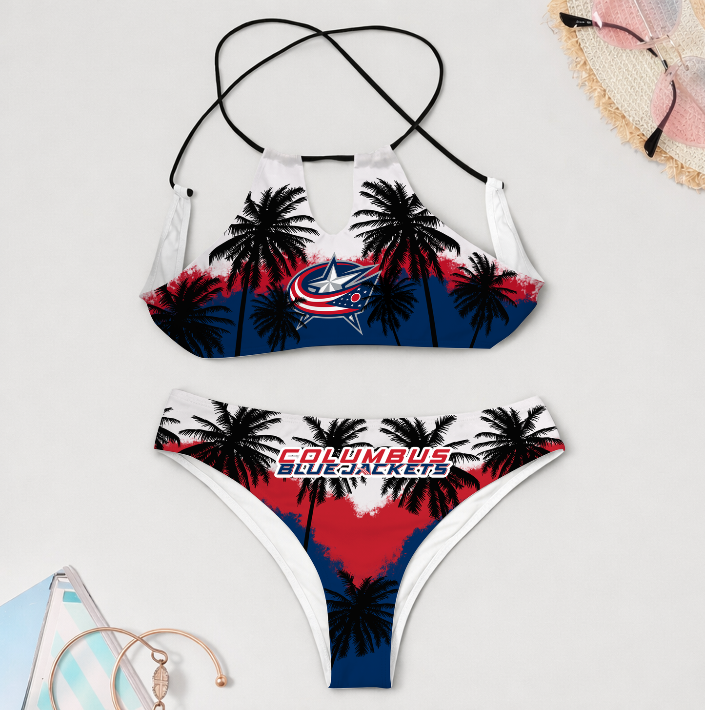 PREMIUM NHL X CB 3D Women Cami Swimsuit Women Bikini For Summer HOLIDAY
