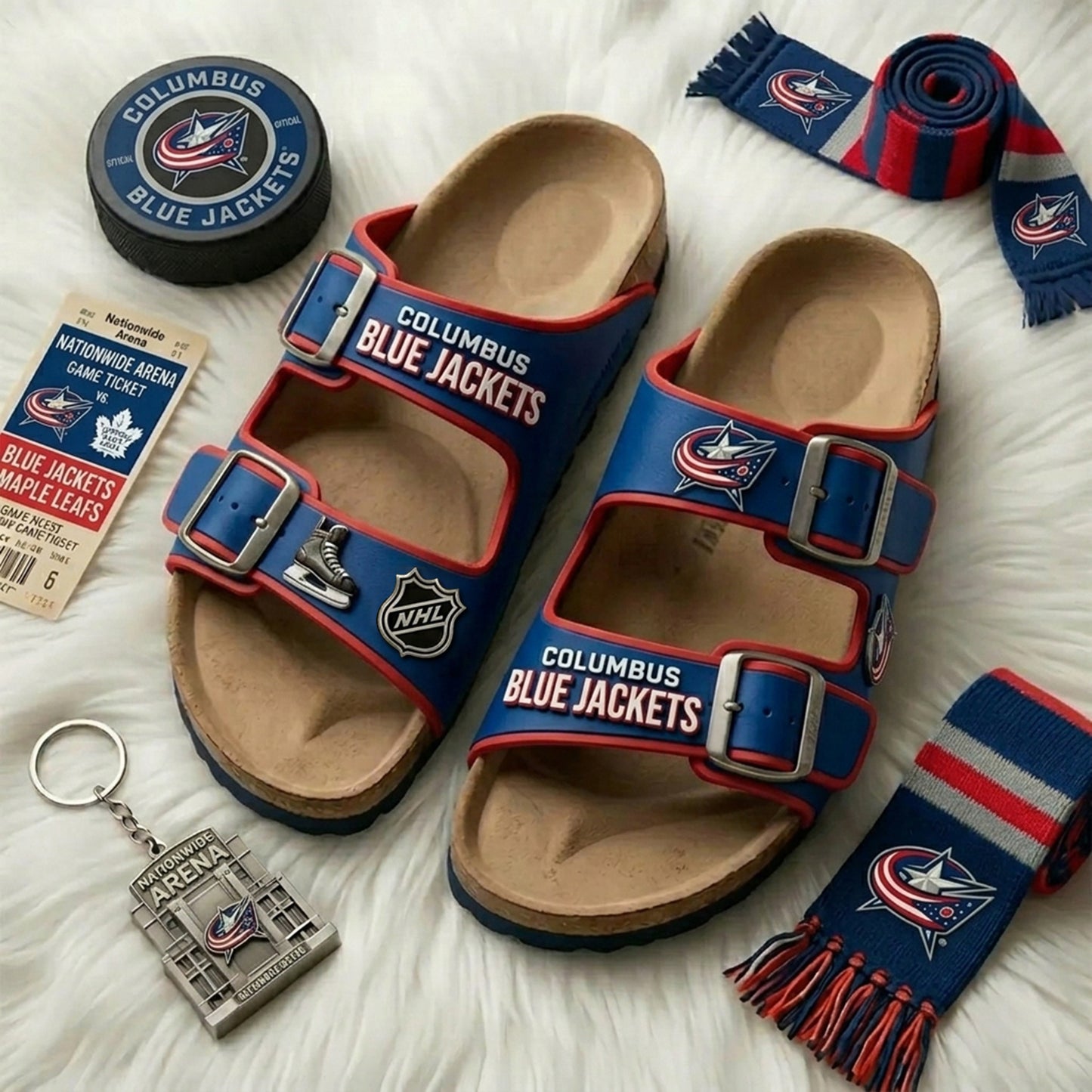 PREMIUM NHL X CBJ Birken-Inspired Double-Strap Sandals For Summer Holiday V3 NDT NHM 180526