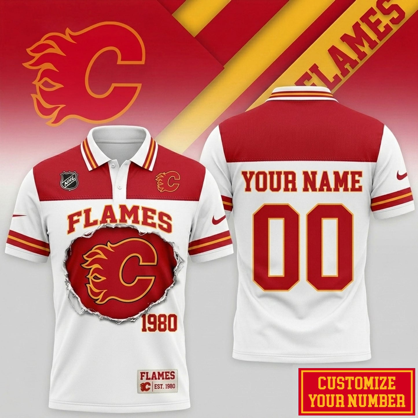PREMIUM NHL X CF CLASSIC POLO SHIRT LIMITED EDITIONS NDT NHM 010626