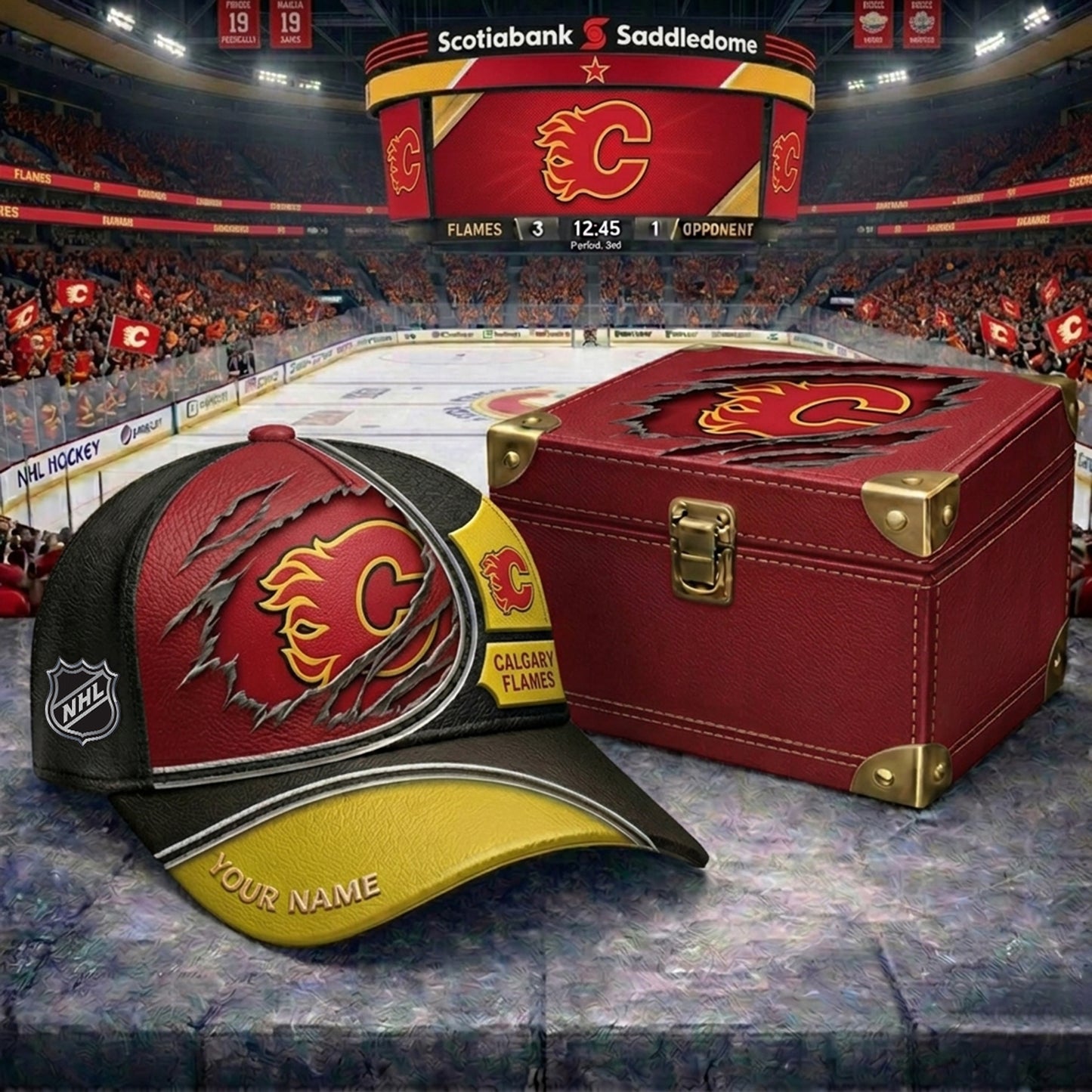 PREMIUM NHL X CF CRACK CUSTOM NAME HAT V300 NDT NHM 150526