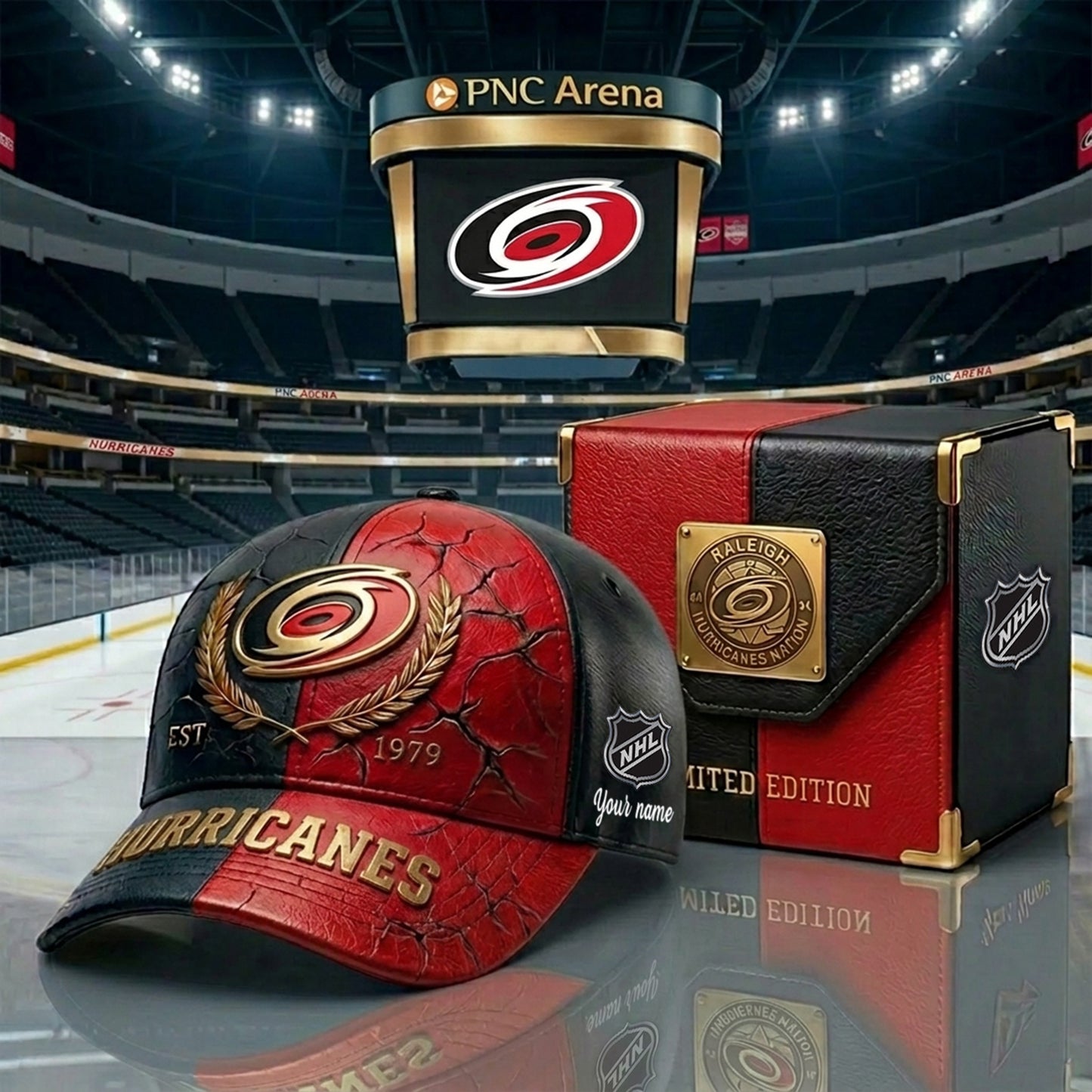 PREMIUM NHL X CH CRACK CUSTOM NAME V6 HAT NDT NHM 230426