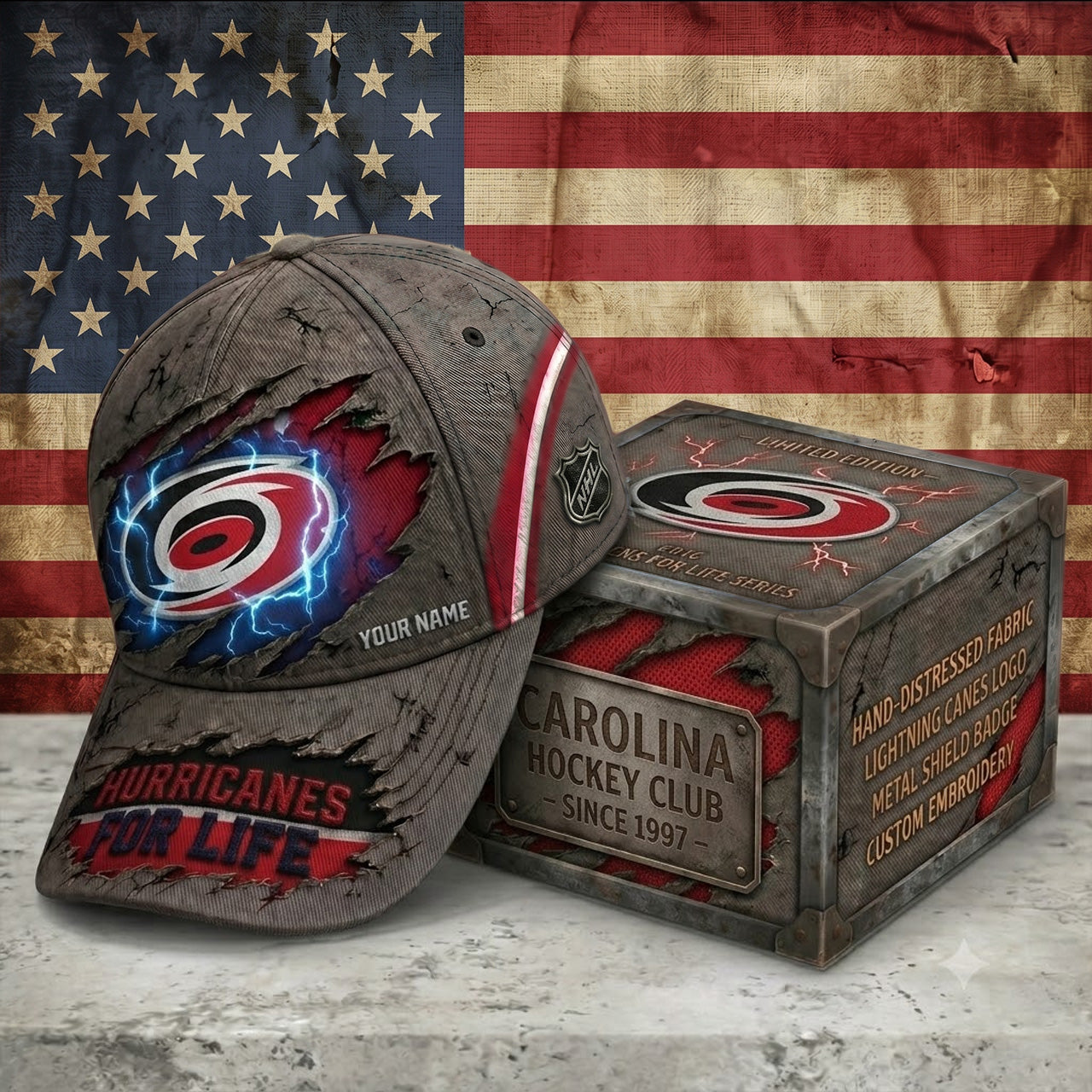 PREMIUM NHL X CH RETRO VINTAGE CUSTOM NAME HAT LIMIED EDITIONS NDT NTN 190526