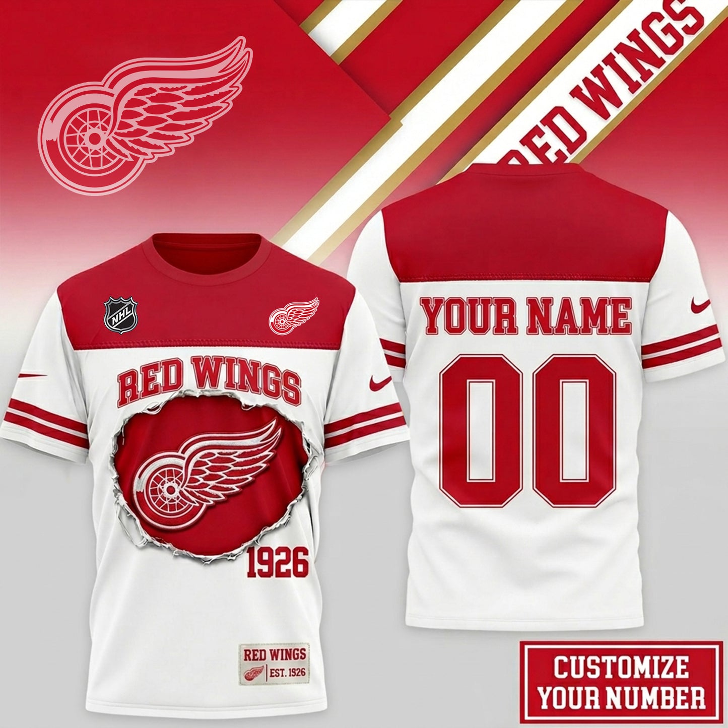 PREMIUM NHL X DRW BESPOKE CRACK SHIRT LIMITED EDITIONS NDT NHM 300526