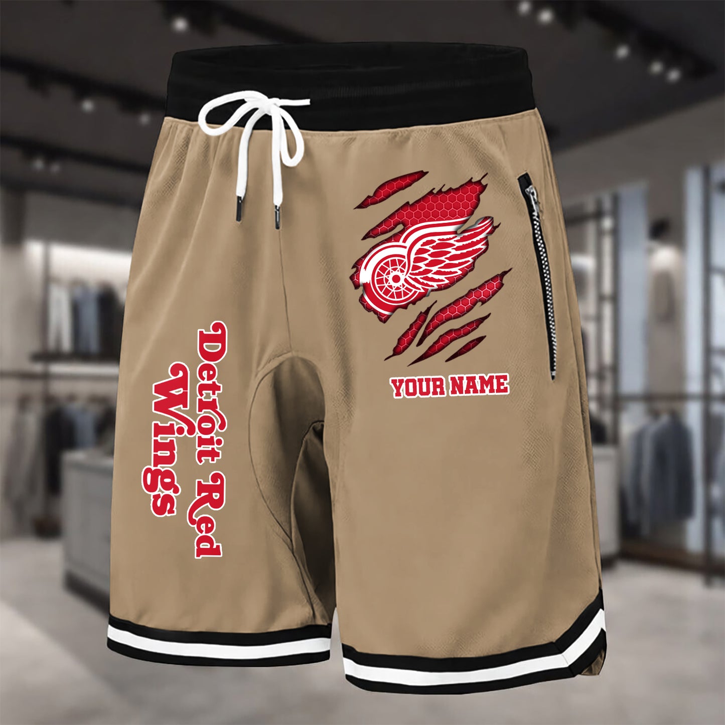 PREMIUM NHL X DRW Summer Fitness Breathable Basketball Shorts NDT NHM 240426