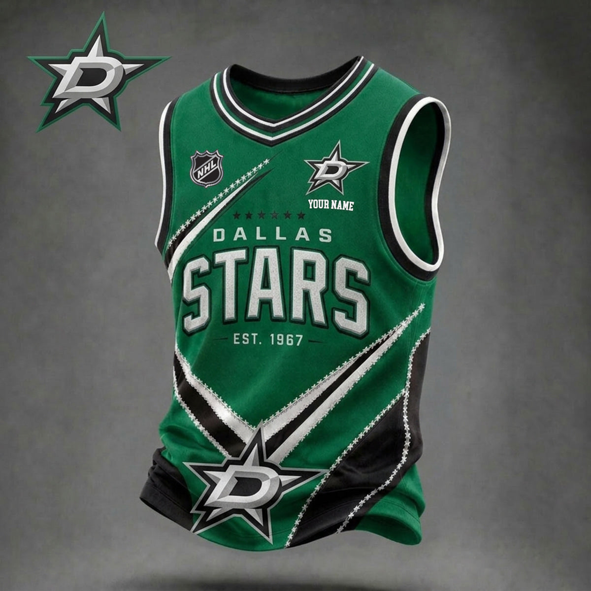PREMIUM NHL X DS Game Day V-Neck Tank Top Custome Shirt NDT NHM 060626