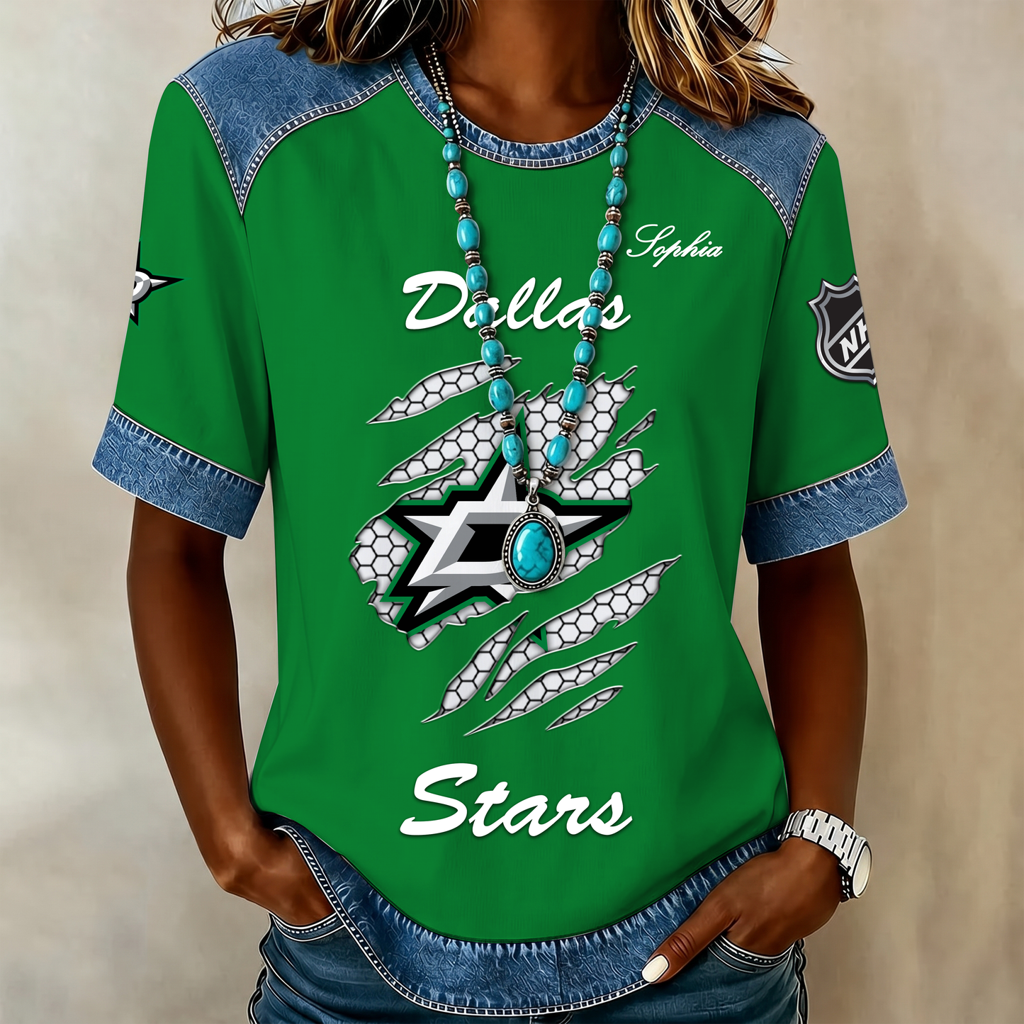 PREMIUM NHL X DS Women Retro T Shirt Custom Name Limited Edition NDT VHM 190526