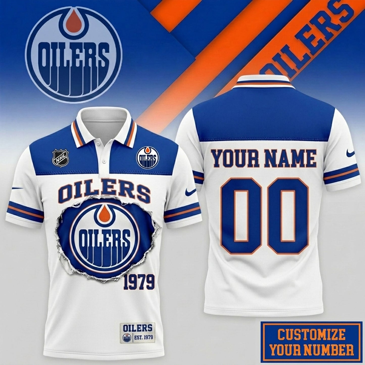 PREMIUM NHL X EO CLASSIC POLO SHIRT LIMITED EDITIONS NDT NHM 010626