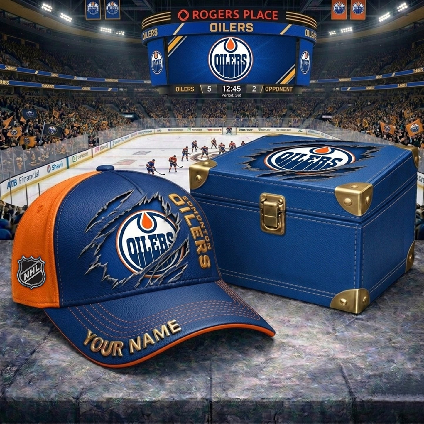 PREMIUM NHL X EO CRACK CUSTOM NAME HAT NDT NHM 160426