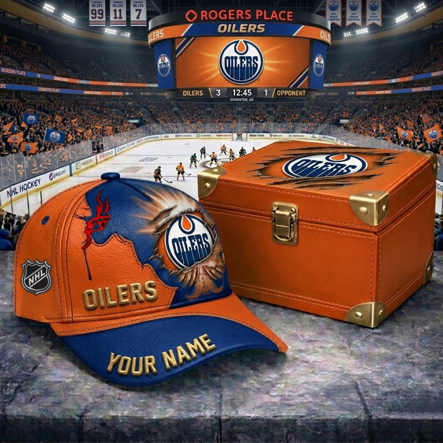 PREMIUM NHL X EO JESUS CRACK CUSTOM NAME HAT V30 NDT NHM 140526