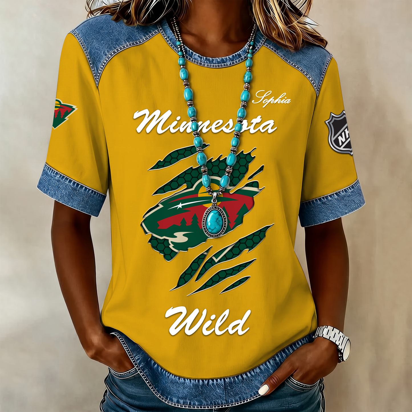 PREMIUM NHL X MW Women Retro T Shirt Custom Name Limited Edition NDT VHM 190526