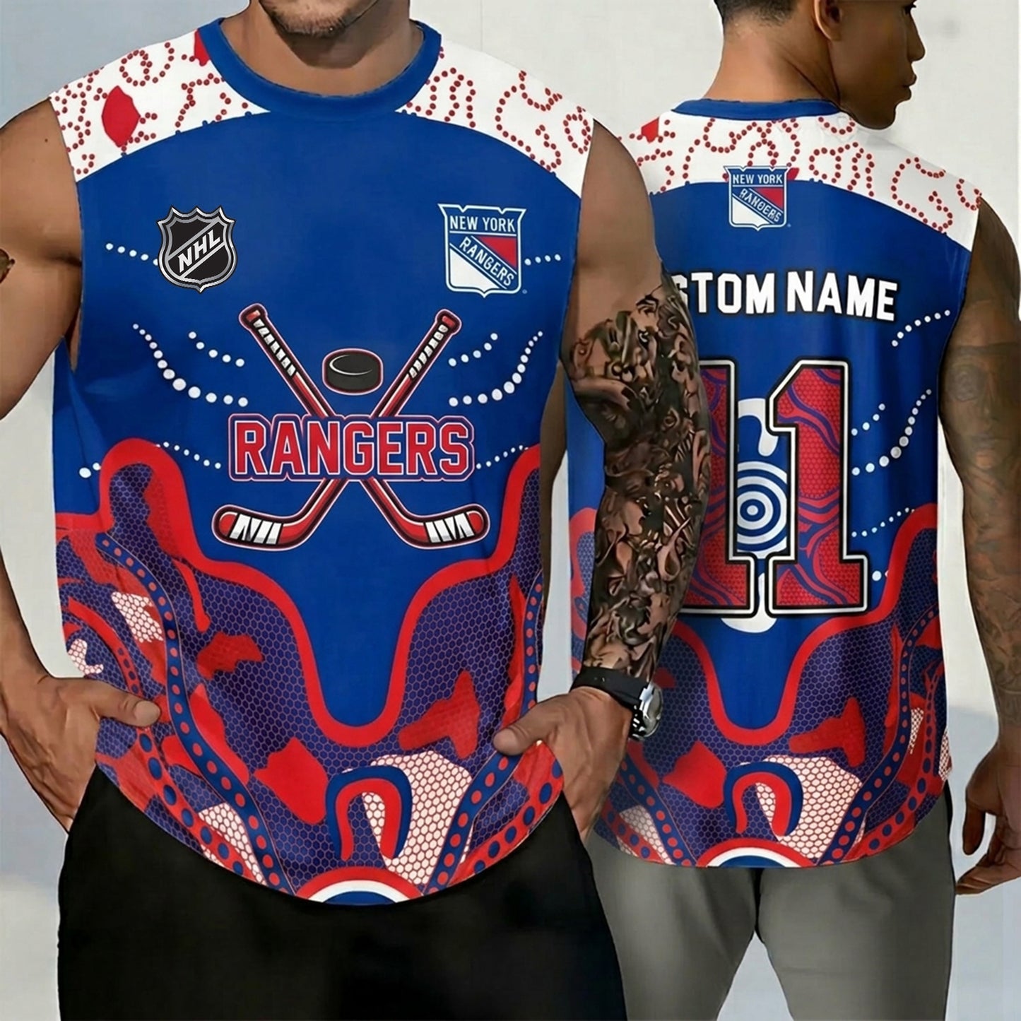PREMIUM NHL X NRY Personalized Tank Top Limited Editions NDT NHM 160526