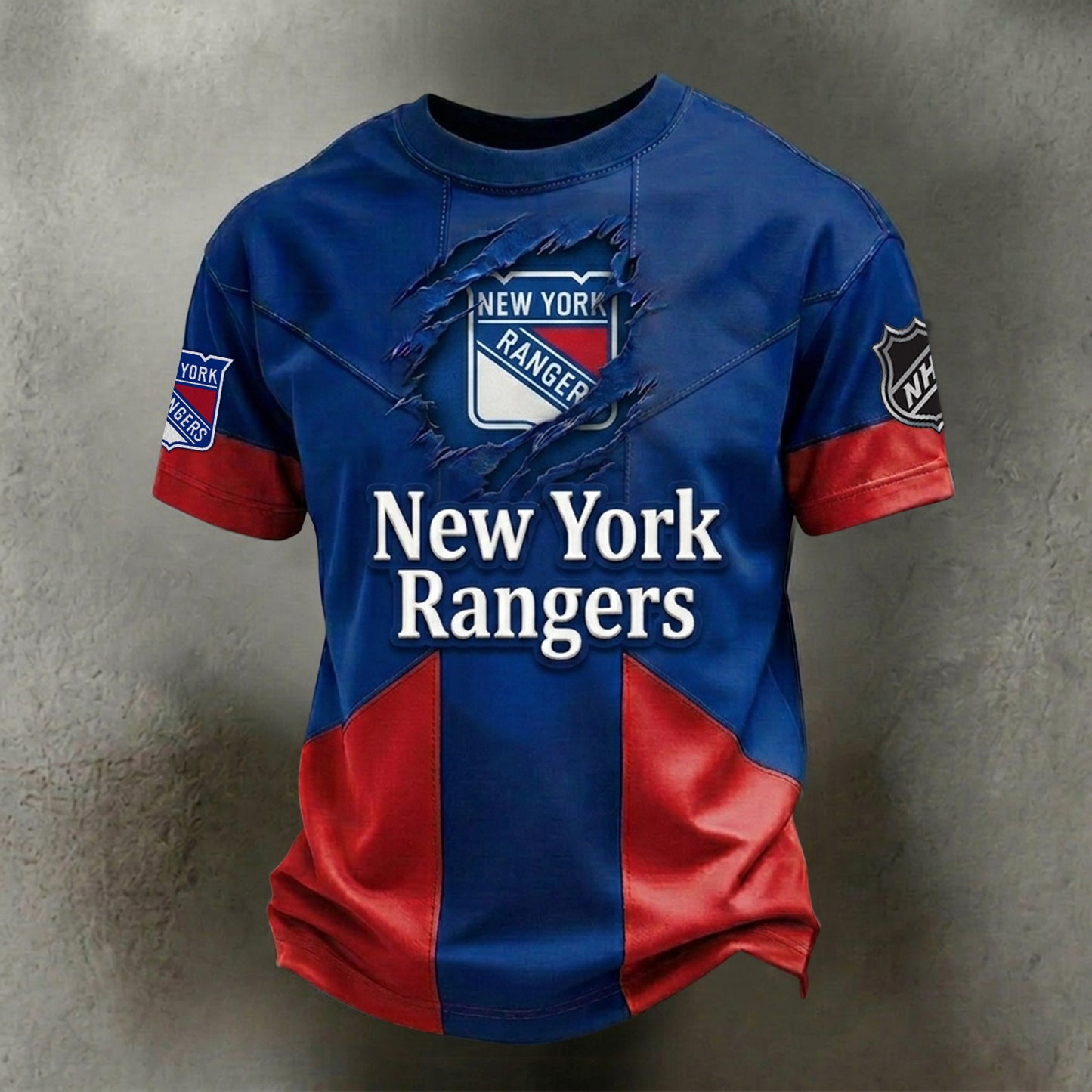 PREMIUM NHL X NYR CRACK SHIRT FOR SUMMER HOLIDAY NDT NHM 080526