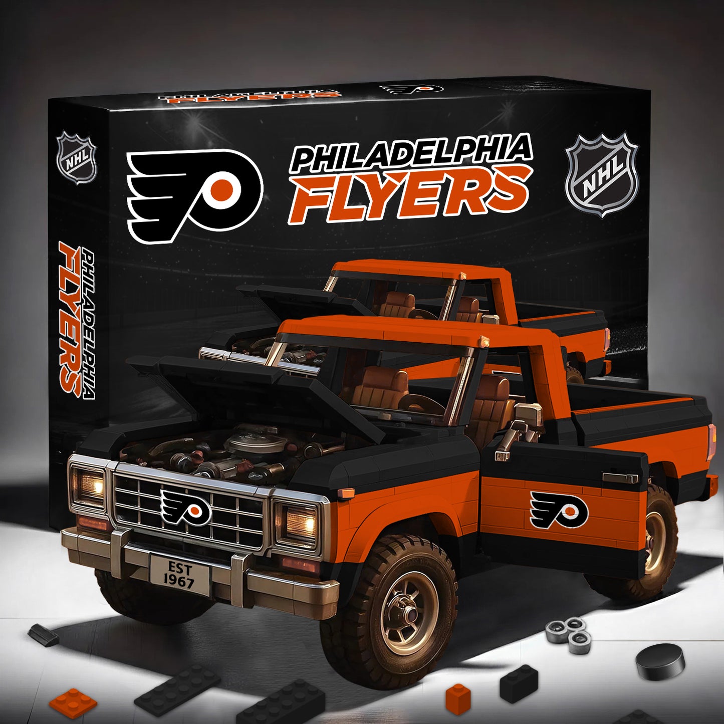 PREMIUM NHL X PF Elite Craft Ford F150 3D Build Your Own Toy NDT NHM 180426