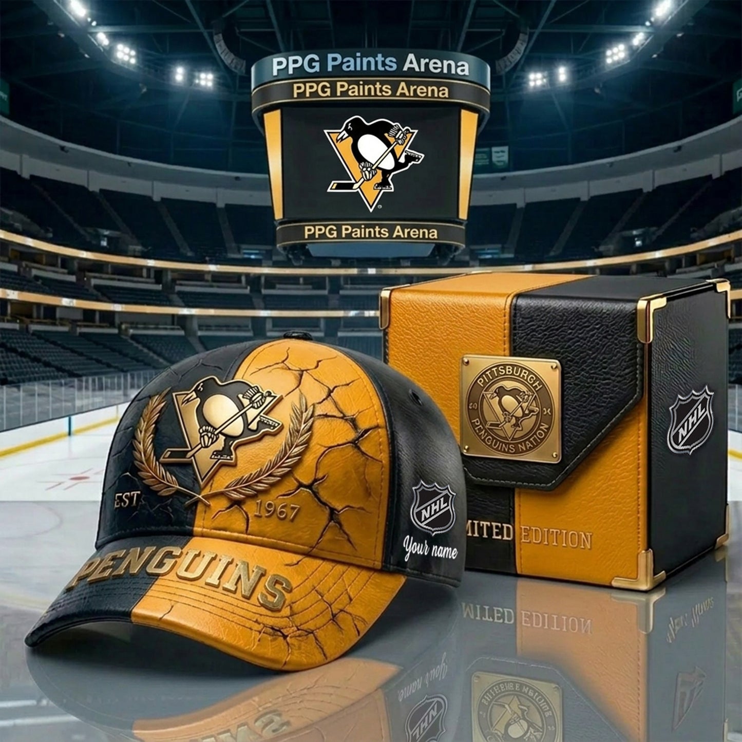 PREMIUM NHL X PP CRACK CUSTOM NAME V6 HAT NDT NHM 230426