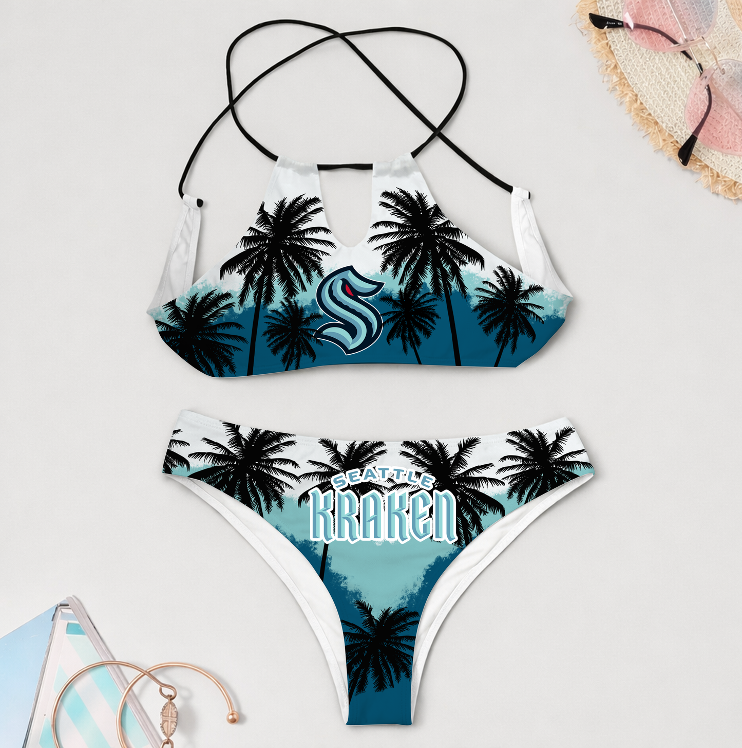 PREMIUM NHL X SK 3D Women Cami Swimsuit Women Bikini For Summer HOLIDAY
