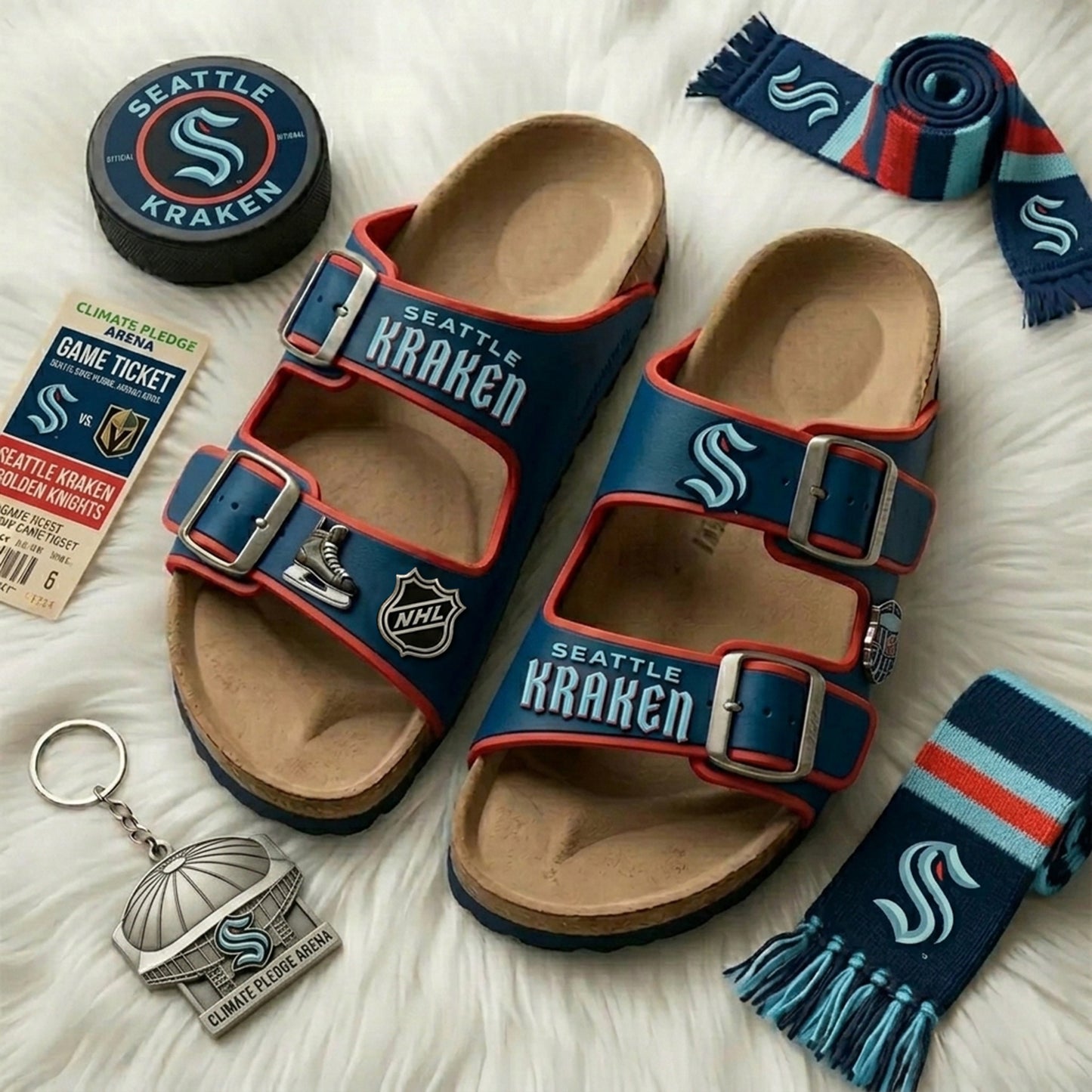 PREMIUM NHL X SK Birken-Inspired Double-Strap Sandals For Summer Holiday V3 NDT NHM 180526