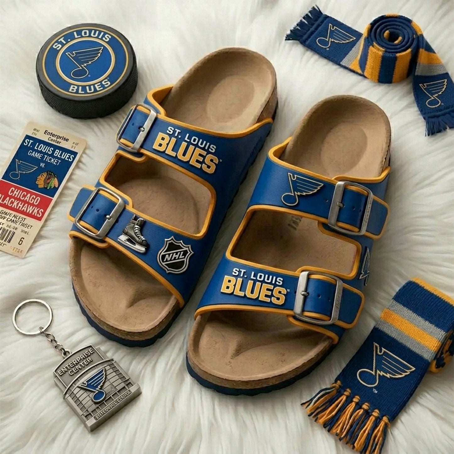 PREMIUM NHL X SLB Birken-Inspired Double-Strap Sandals For Summer Holiday V3 NDT NHM 180526