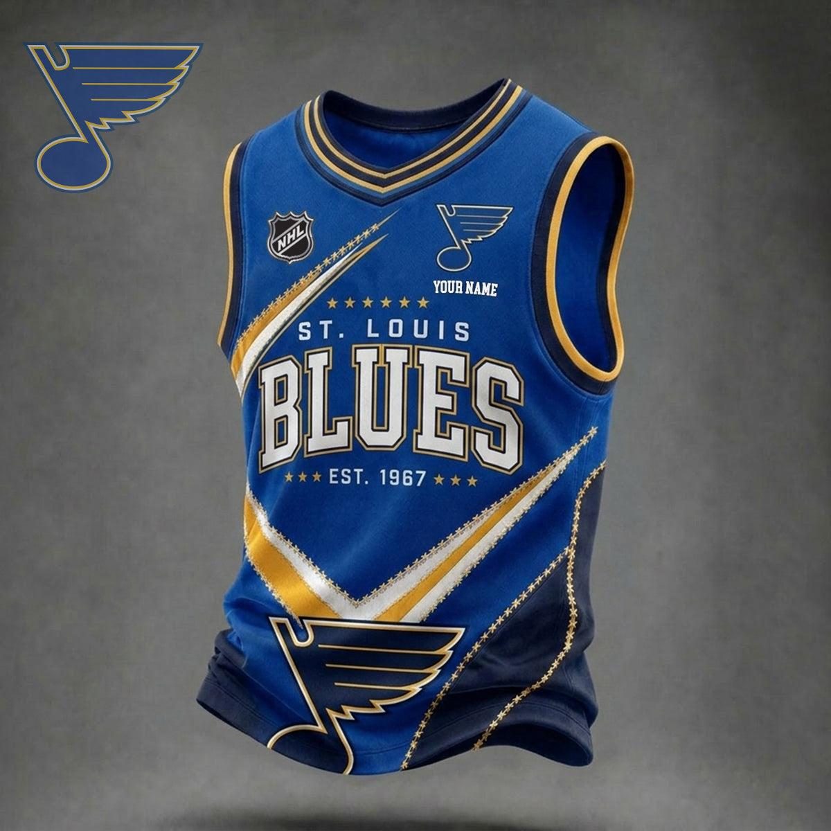 PREMIUM NHL X SLB Game Day V-Neck Tank Top Custome Shirt NDT NHM 060626