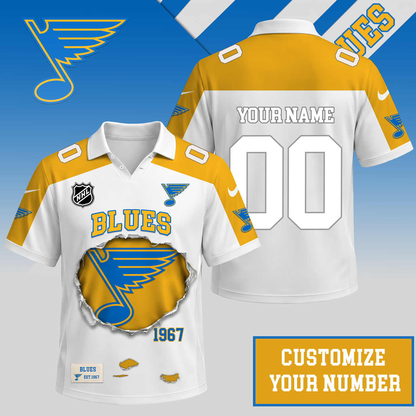 PREMIUM NHL X SLB Streetwear Polo Shirt Custom Gifts For Fan NDT VHM 010626