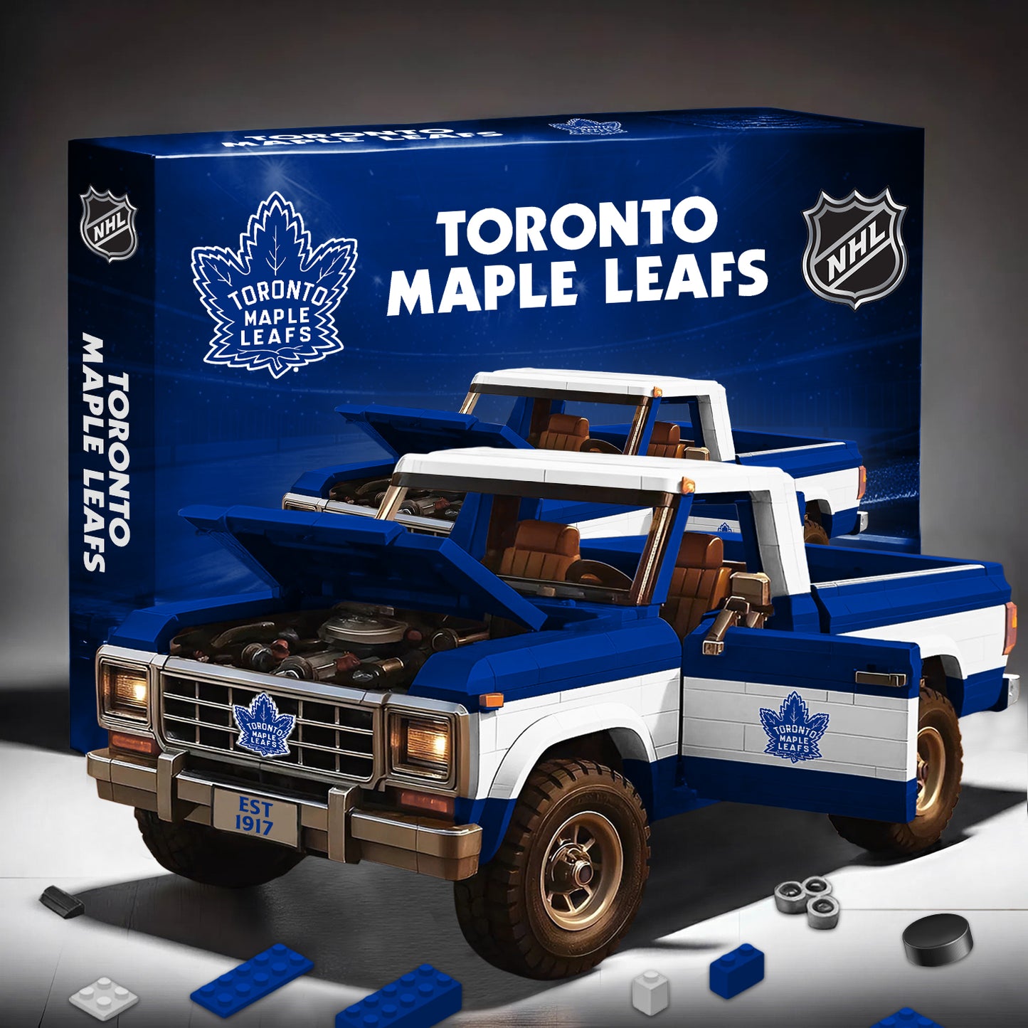 PREMIUM NHL X TML Elite Craft Ford F150 3D Build Your Own Toy NDT NHM 180426