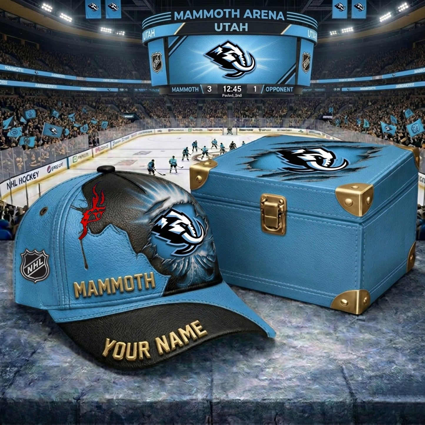 PREMIUM NHL X UM JESUS CRACK CUSTOM NAME HAT V30 NDT NHM 140526