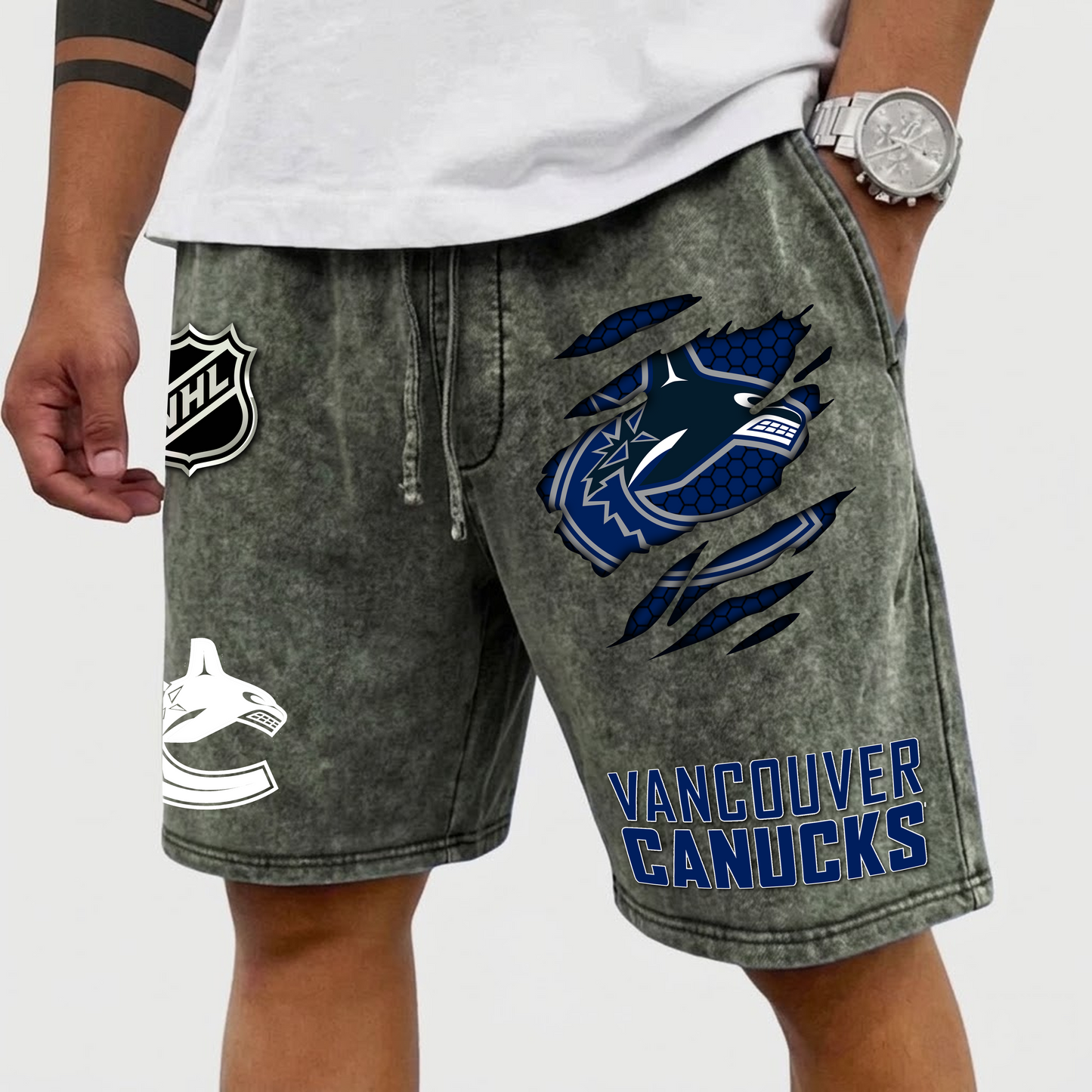 PREMIUM NHL X VC WASH SHORTS FOR SUMMER HOLIDAY NDT VHM 070426