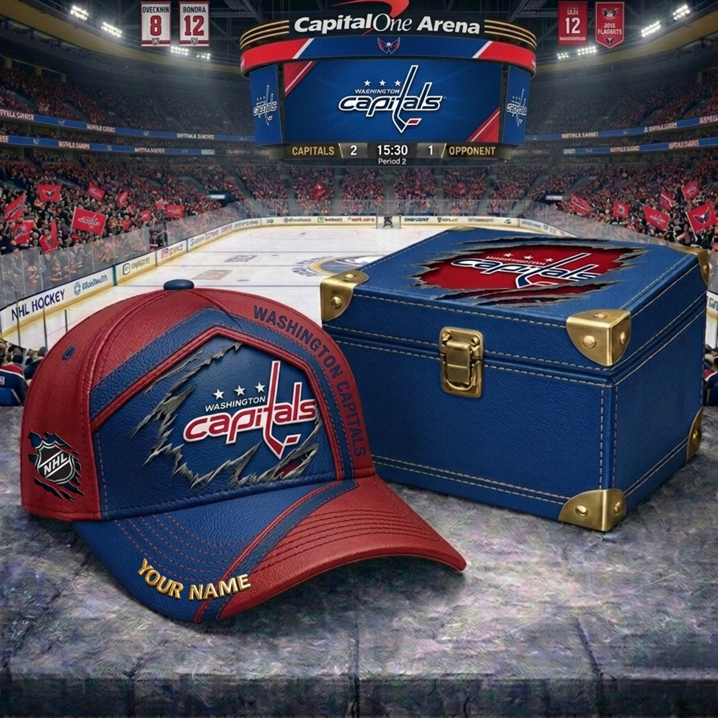 PREMIUM NHL X WC CRACK CUSTOM NAME V3 PLUS HAT NDT NHM 210426
