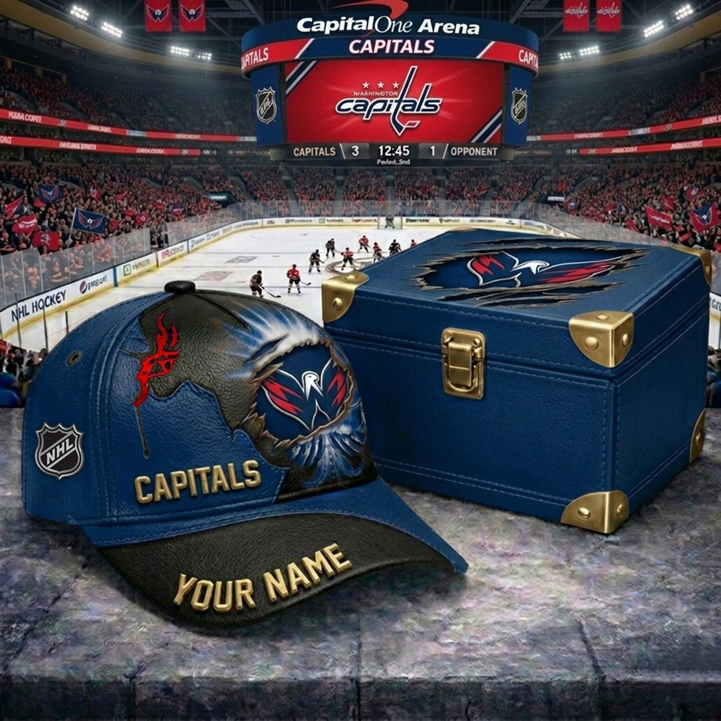 PREMIUM NHL X WC JESUS CRACK CUSTOM NAME HAT V30 NDT NHM 140526