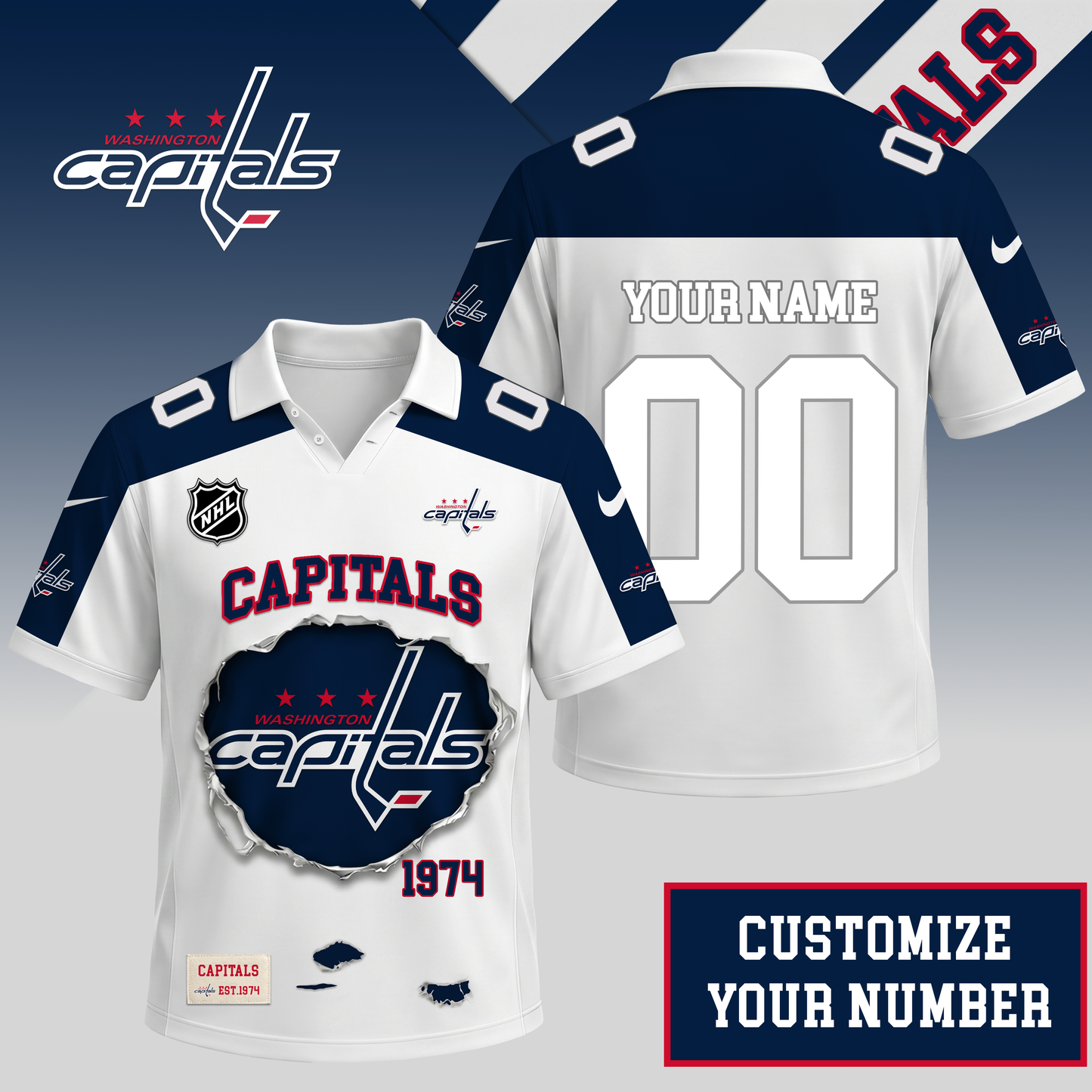 PREMIUM NHL X WC Streetwear Polo Shirt Custom Gifts For Fan NDT VHM 010626