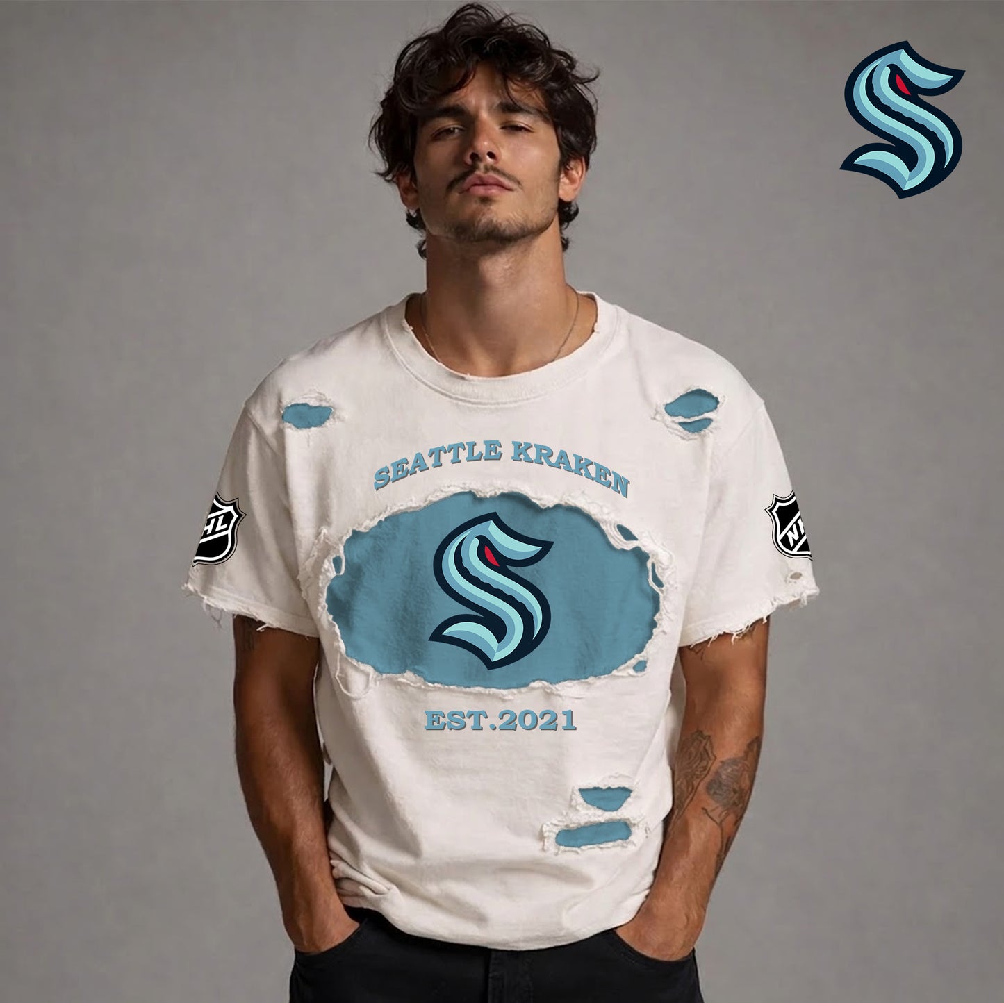 PREMIUM NHL x SK RETRO WASH SHIRT NDT NTN 080426