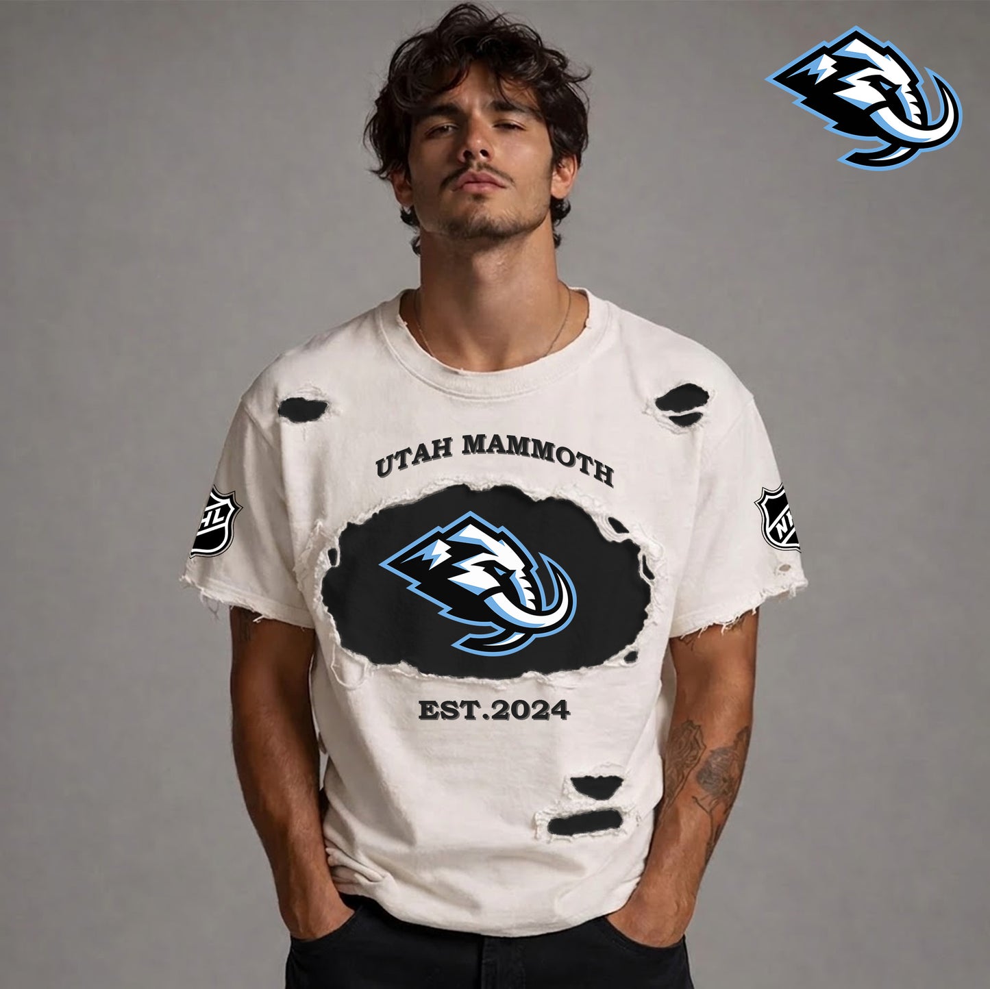 PREMIUM NHL x um RETRO WASH SHIRT NDT NTN 080426