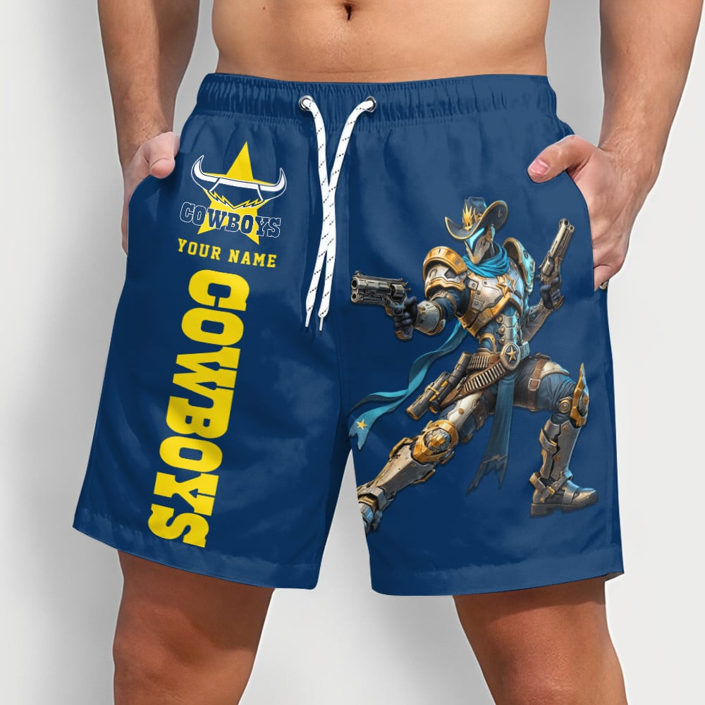 PREMIUM NRL X C Sport Style Mascot Men Short Pants Custom NAME NDT NQK