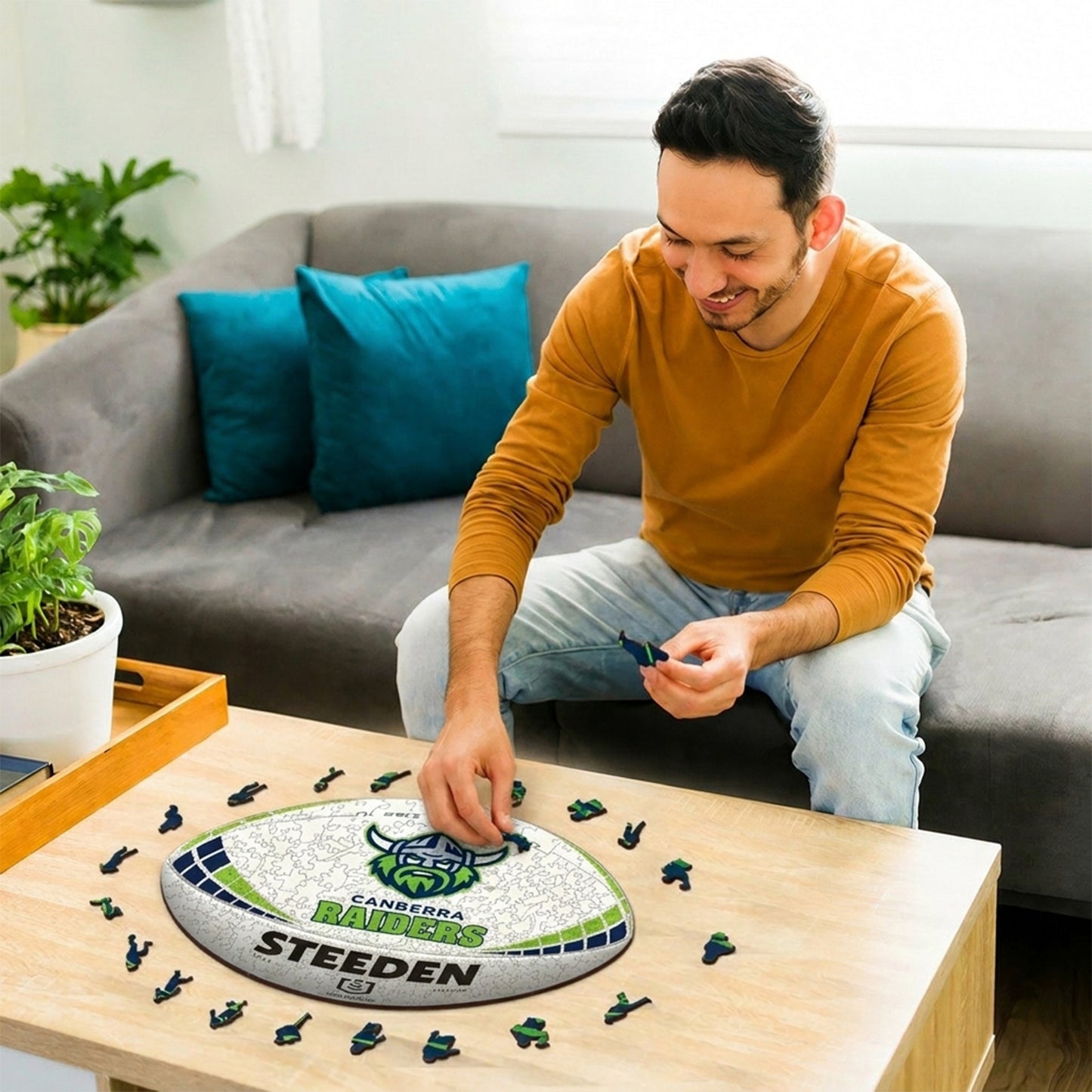 PREMIUM NRL X CB 3D Wooden Puzzle Gift For Fan Limited Editions NDT NHM 030626