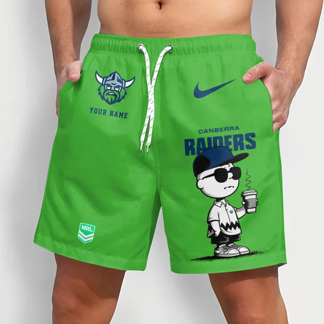 PREMIUM NRL X CR Cool Snoopy Men Short Pants Custom Name For Summer NDT NTN