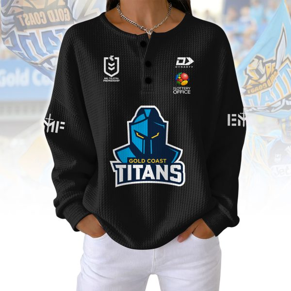PREMIUM NRL X GCT Woman Waffle Classic Hoodie NDT NQK 240326